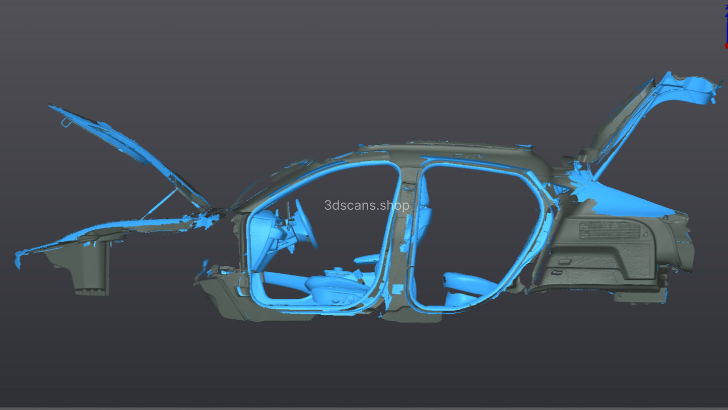 2023-2025 Ford Mustang Mach E – High-Accuracy Automotive 3D Scan (STL)