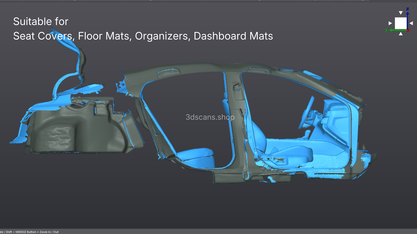 2025-2026 Toyota Camry – High-Accuracy Automotive 3D Scan (STL)