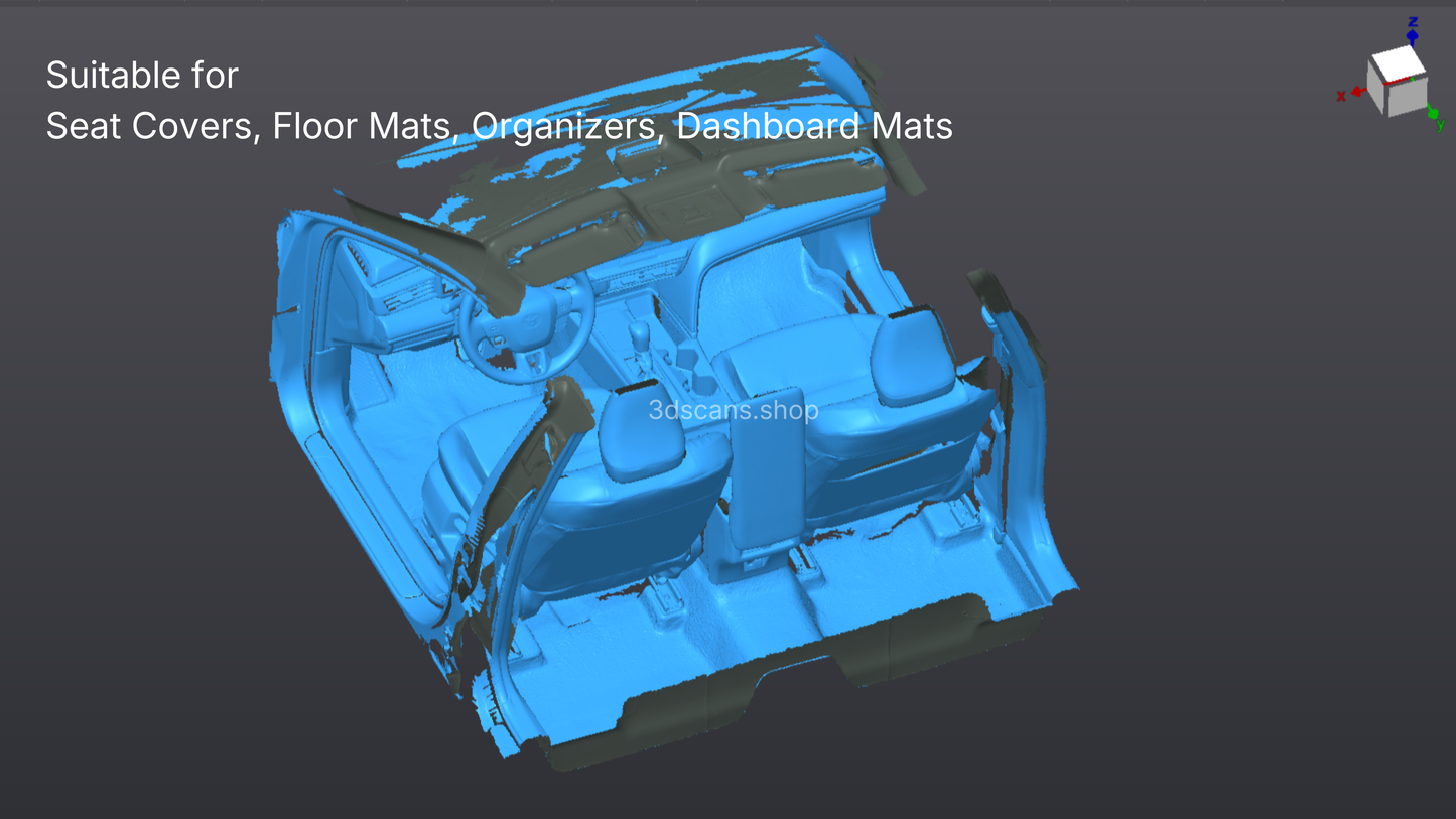 2025-2026 Toyota Camry – High-Accuracy Automotive 3D Scan (STL)