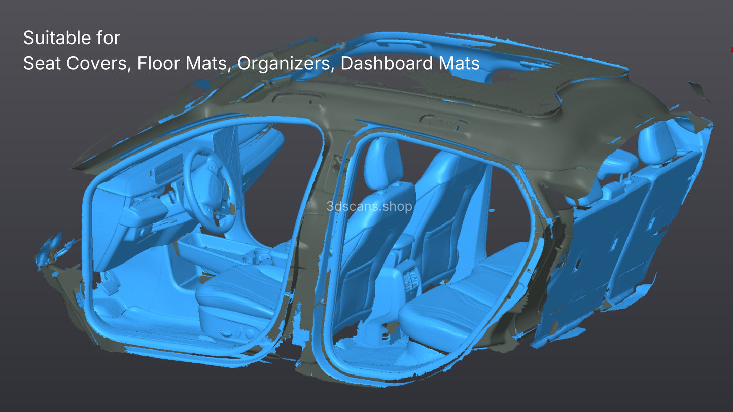 2023-2025 Ford Mustang Mach E – High-Accuracy Automotive 3D Scan (STL)