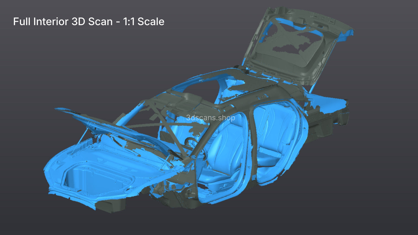 2023-2025 Ford Mustang Mach E – High-Accuracy Automotive 3D Scan (STL)